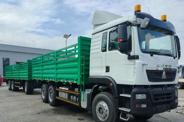 Derun 21 unități trailer complet de tracțiune a mers în portul Tianjin