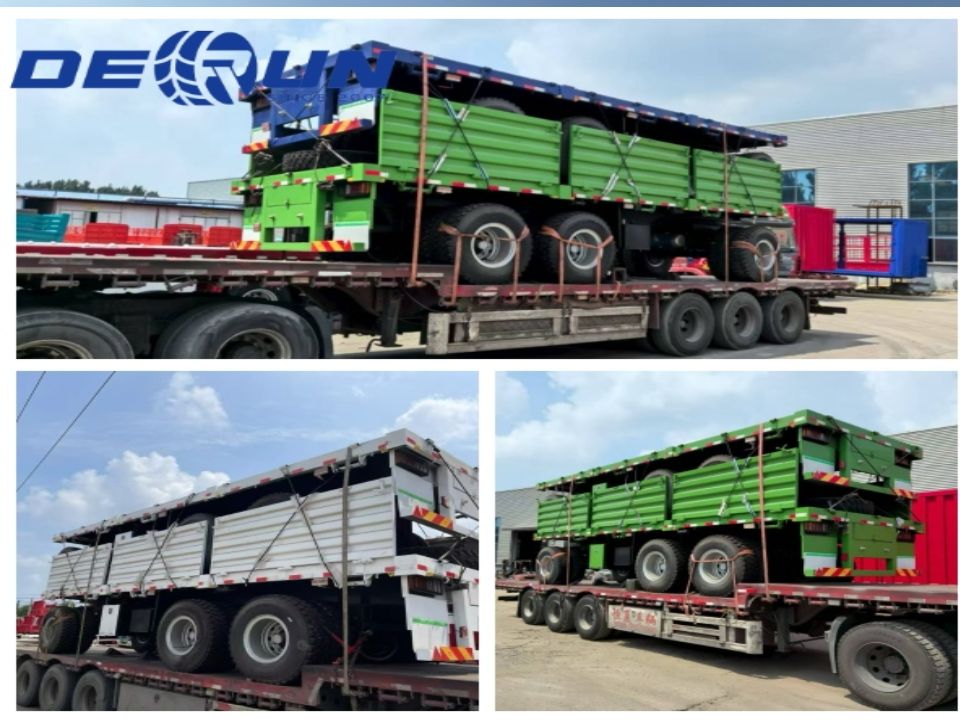 Derun Six Units Gard Cargo Trailer complet au fost expediate oficial în port