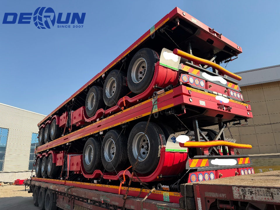 Două seturi de platforme cu 3 osii vor fi expediate în Algeria