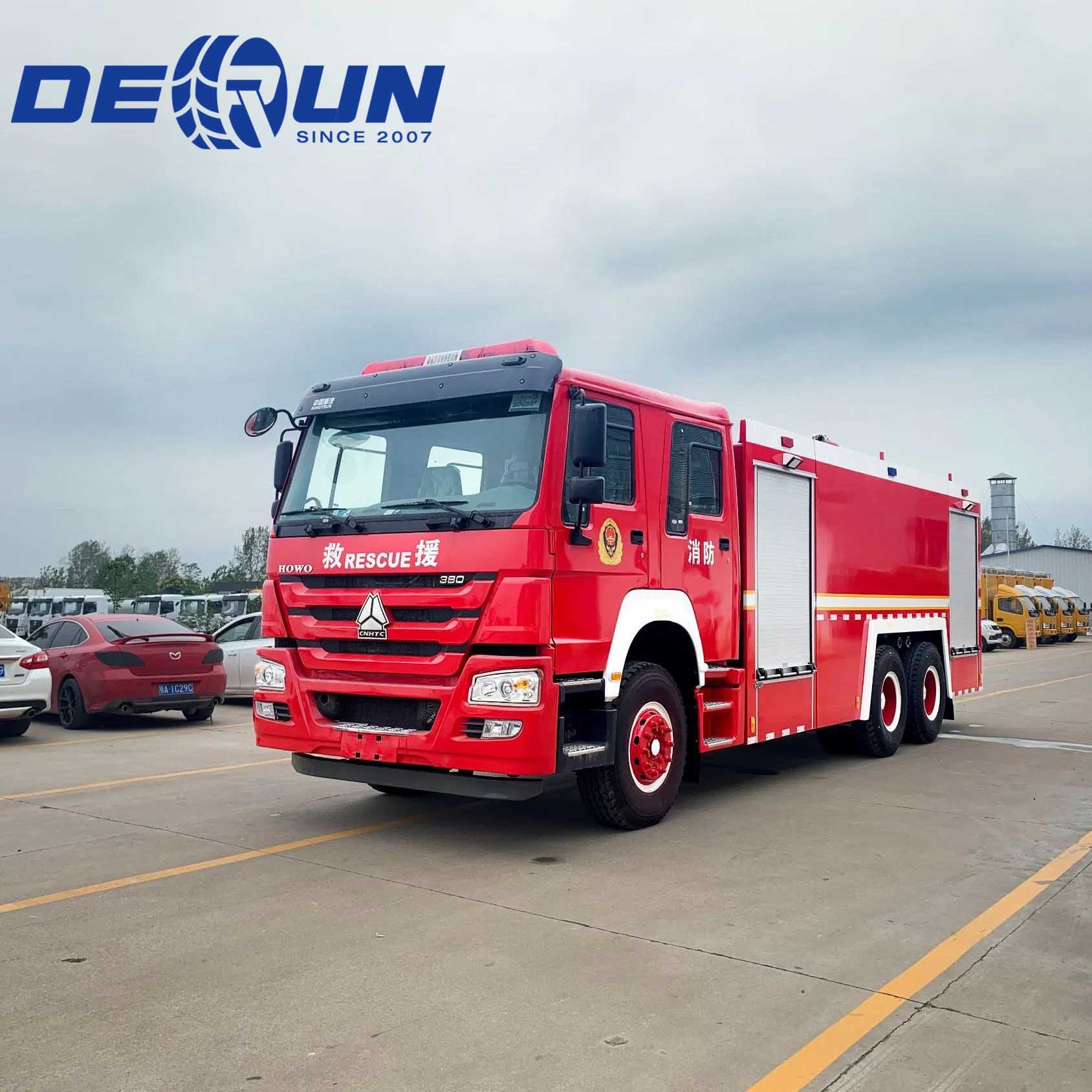 Cum să alegi un camion de pompieri industrial greu: de ce iese în evidență Sinotruk HOWO 6x4