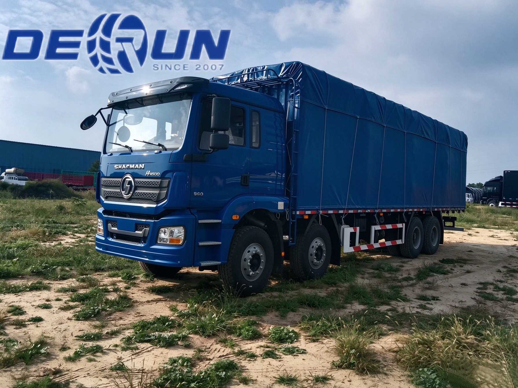 Basculantul Shacman H3000 8x4 va fi expediat în Ghana
