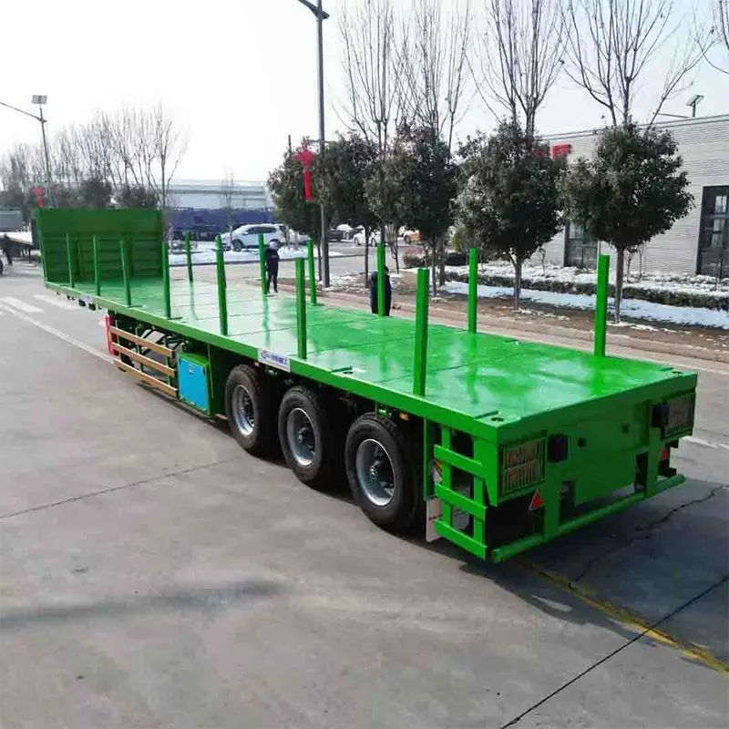 Semi -remorcă semi -4 de 40 ft proiectată pentru Asia Centrală