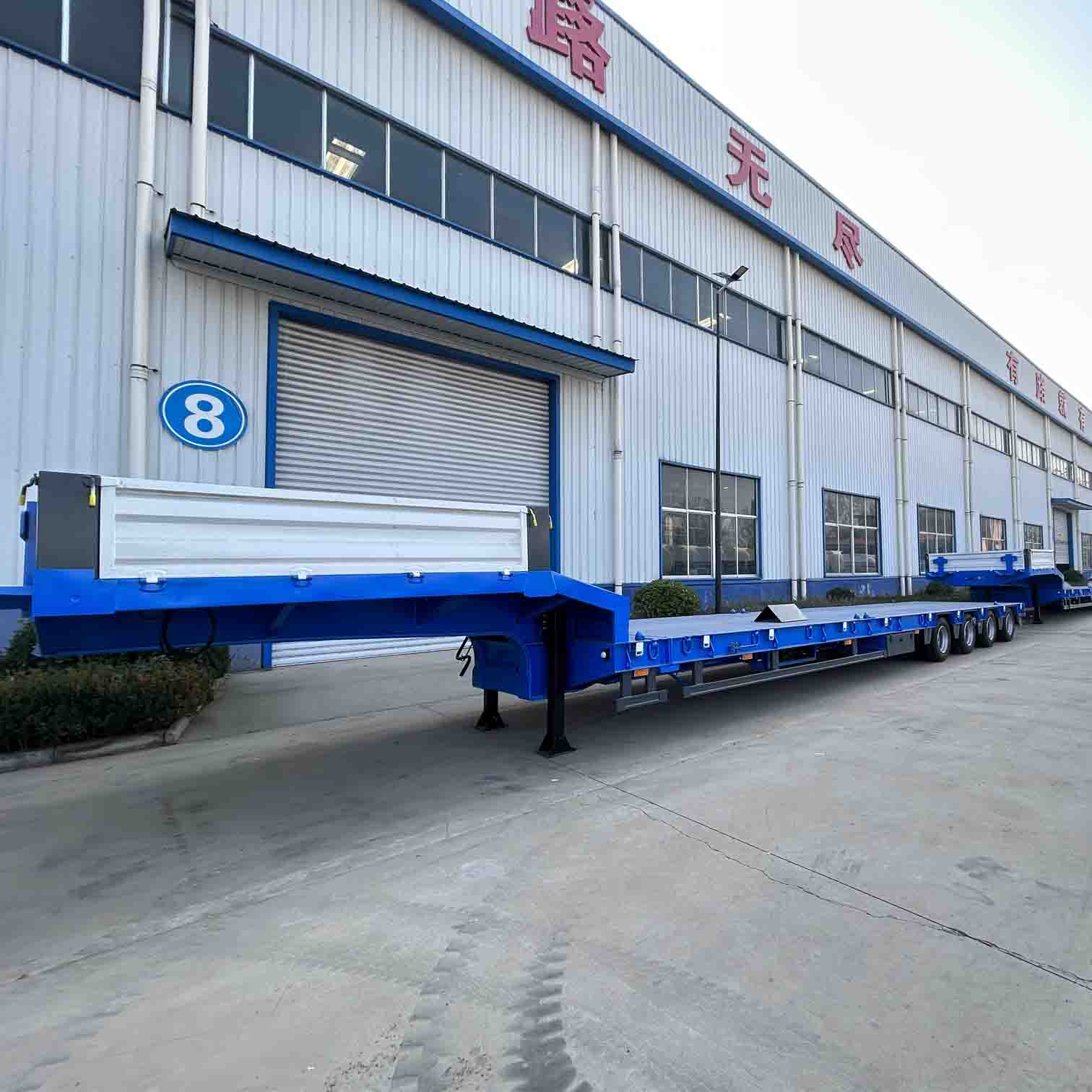 Derun Semi-trailer cu patru axe cu patru axe, conceput pentru rusă