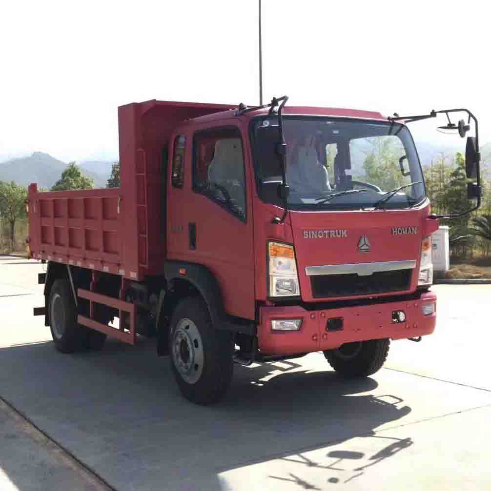 SinoTruk Howo 4x2 Camionul de basculare din spate pentru căpșune din spate