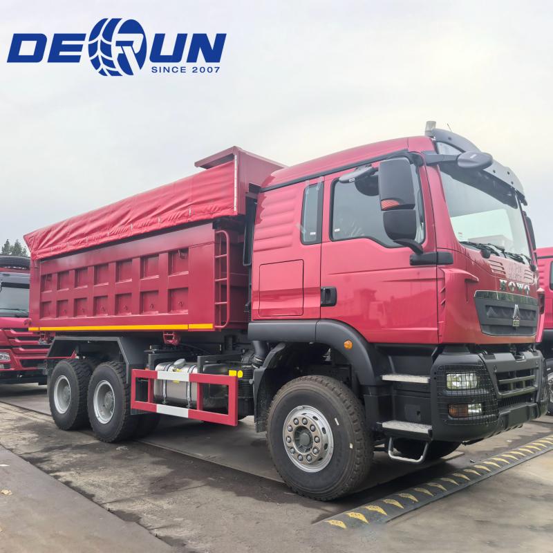 Basculantă Sinotruk Howo TX 6x4 336CP pentru Etiopia și Djibouti