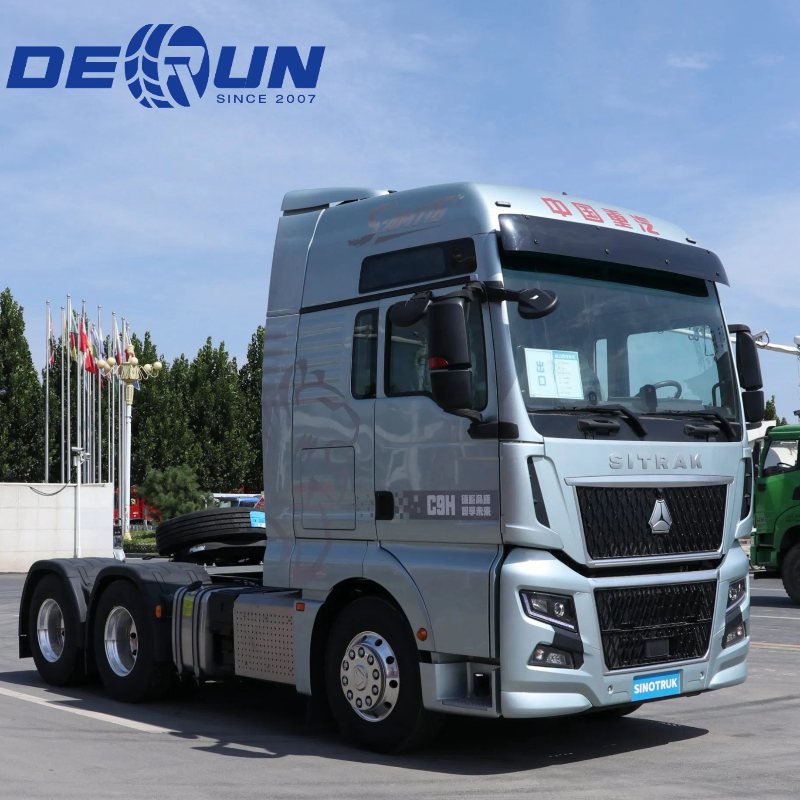 SinoTruk Sitrak 6x4 10 roți cu cap Tractor Camion Prime Mover